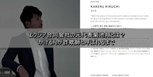 エクシア合同会社の元代表菊池翔とは？かけるんが詐欺師と呼ばれるまで