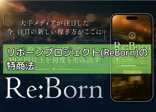 リボーンプロジェクト(ReBorn)の特商法の画像 リボーンプロジェクト(ReBorn)の特商法の画像