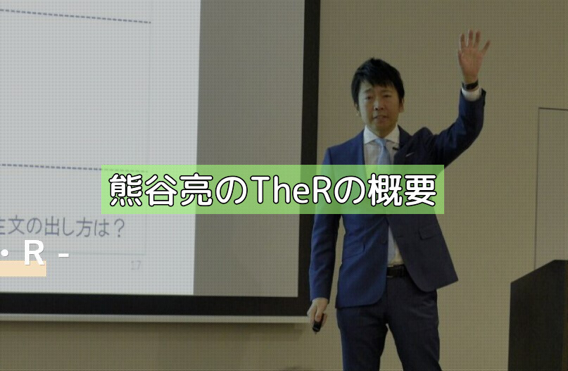 熊谷亮のTheRの概要の画像